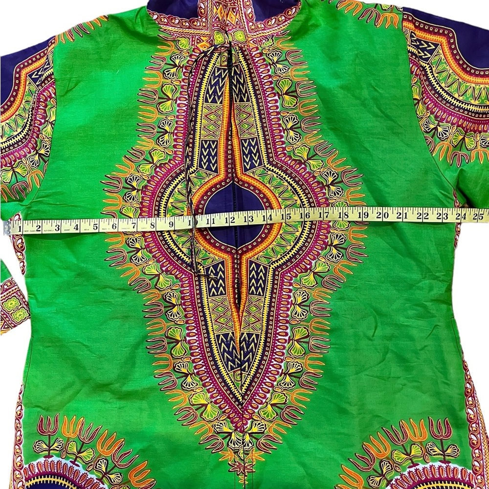 NWOT traditional African Dashiki Hoodie Jacket - Picture 8 of 9